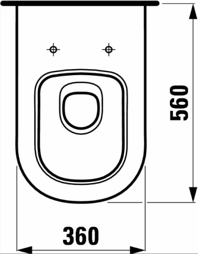 Laufen Lb3 álló wc mély öblítéssel 8.2168.4.000.000.1 (H8216840000001)