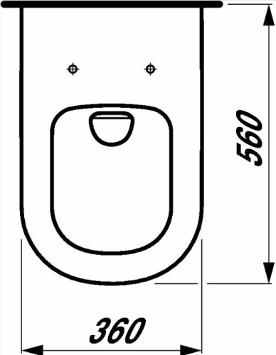Laufen Lb3 mély öblítésű fali wc 8.2068.1.000.000.1 (H8206810000001)