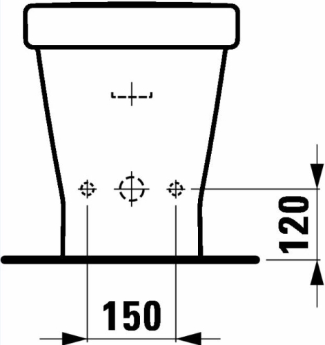 Laufen Lb3 álló bidet 8.3268.1.000.302.1 (H8326810003021)