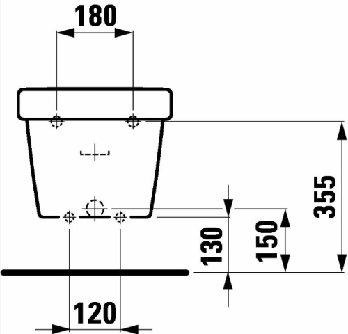 Laufen Lb3 mély öblítésű fali wc 8.2068.0.000.000.1