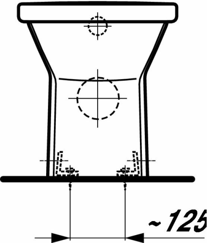 Laufen Living mély öblítésű álló wc 8.2143.6.000.000.1