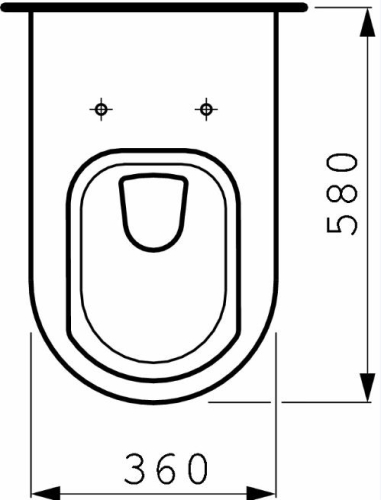 Laufen Living mély öblítésű fali wc 8.2043.0.000.000.1