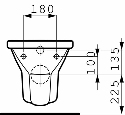 Laufen Living lapos öblítésű fali wc 8.2043.8.000.000.1