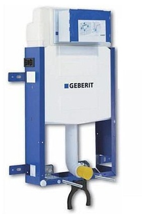Geberit 110.319.11.5 Kombifix WC szerelőelem + Sigma 01 fehér nyomólappal
