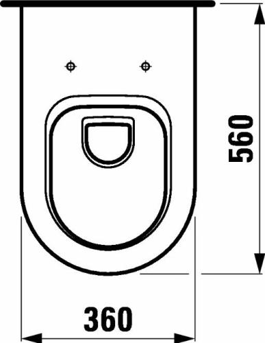 Laufen Form mély öblítésű fali wc 8.2067.1.000.000.1