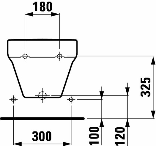 Laufen Form fali bidet 8.3067.1.000.304.1