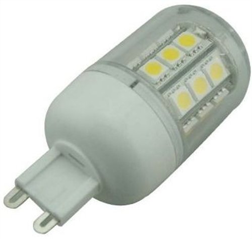 M-Tech G9 Spot 24 LED SMD, 230V, 4,5W, 290Lm Meleg Fehér 3000K, 5050, MTL409 led izzó