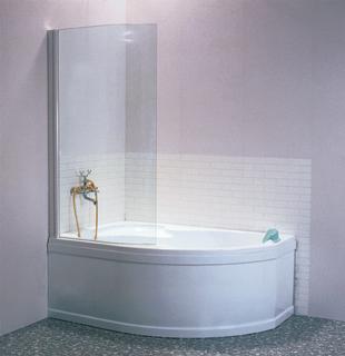 Ravak Elegancce EVSK1 85 Kádparaván (Transparent, fehér, jobbos)