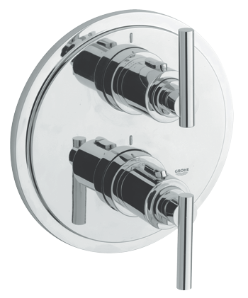 Grohe Atrio falsík alatti termosztátos kádcsaptelep külső rész 19399 000 (19399000)