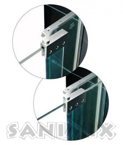 Sanimix 22.08 zuhanyajtó (880-1050 mm)