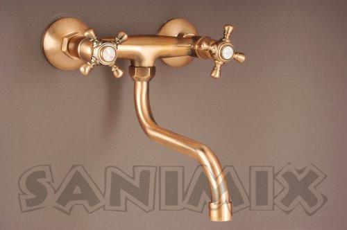 Sanimix Brass 12.7.3/1 fali mosogató csaptelep