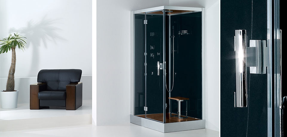 Wellis Minima 120x90 téglalap alapú hidromasszázs gőzkabin