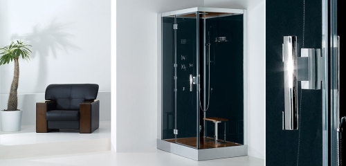 Wellis Minima 120x90 téglalap alapú hidromasszázs gőzkabin