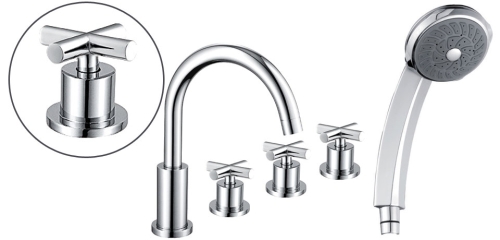 Wellis Russo kádperembe süllyeszthető kádtöltő csaptelep WK00113