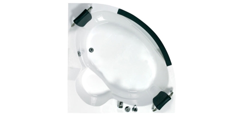 Wellis Milan 155x155 sarokkád beépített üvegbetéttel