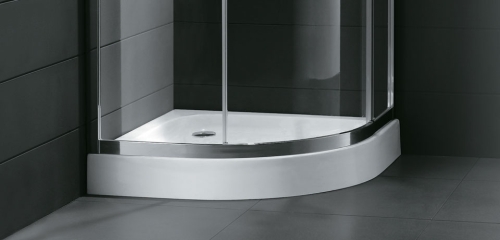 Wellis Cassini / Vigo 90x90x15 cm negyedköríves magas zuhanytálca WC00302