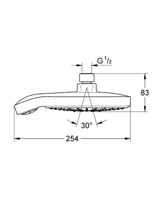 Grohe Power&Soul Cosmopolitan 27764 000 fejzuhany (27764000)