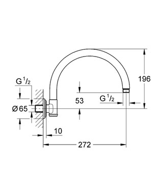 Grohe Rainshower 28384 000 íves zuhanykar (28384000)