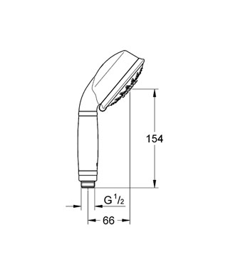 Grohe Relexa Rustic Five 27123 000 kézizuhany (27123000)