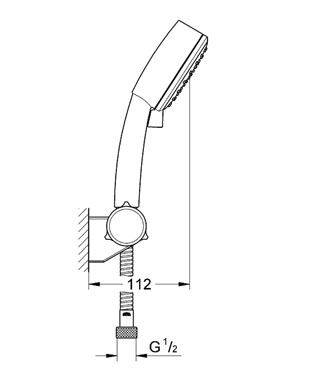 Grohe Tempesta ÚJ Cosmopolitan 27583 00E zuhanygarnitúra II (2758300E)