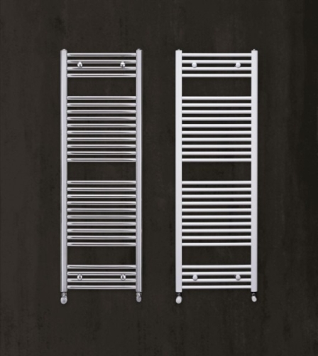 Zehnder Aura egyenes fehér fürdőszobai csőradiátor (901 W, 450x1856 mm, #PBZ 1800x450) PBZ-180-045