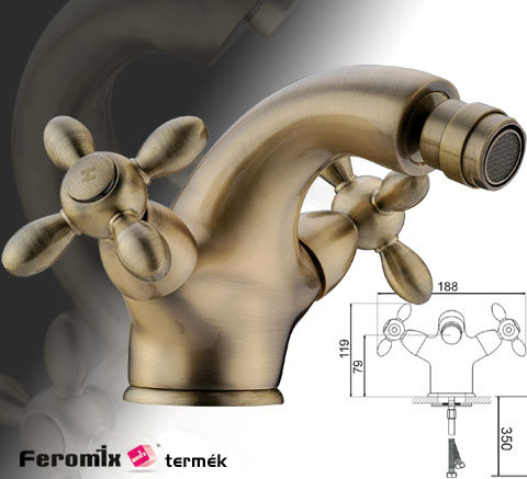 Feromix Memorie bronz 40360.8 bidé csaptelep