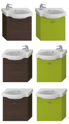 Jika Tigo 55x37 cm mosdó bal oldali csaplyukkal H8102120001051 (8.1021.2.000.105.1)