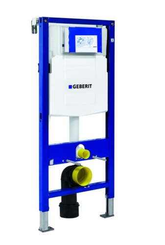 Geberit Duofix 111.290.00.1 Alacsony beépítésű (98cm) WC szerelőelem fali WC részére, UP200 öblítőtartállyal