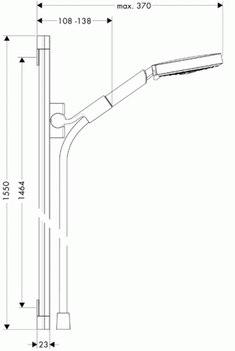 Hansgrohe Raindance UnicaS zuhanyszett 27638 000 (27638000)