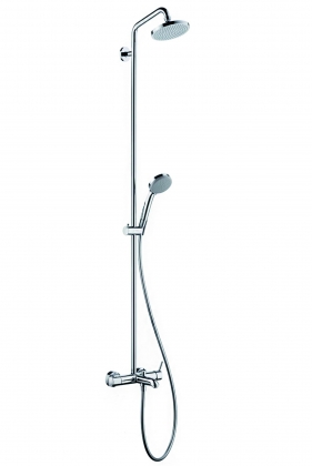 Hansgrohe 27202 Croma 100 zuhanyrendszer kádhoz EcoSmart egykaros csapteleppel
