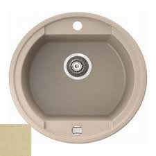 Marmorin Otago kerek gránit mosogató (metál szürke)