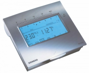 Siemens REV200S ezüst öntanuló érintőképernyős szobatermosztát