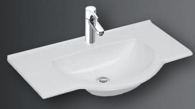 Marmorin Citi Bis 70/80/100 öntött márvány mosdó (70x44x35 cm, fehér)