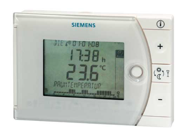 Siemens REV17 öntanuló nyomógombos szobatermosztát