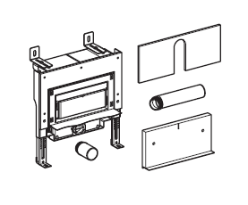 Geberit Uniflex 154.224.00.1 zuhany szerelőelem, alacsony