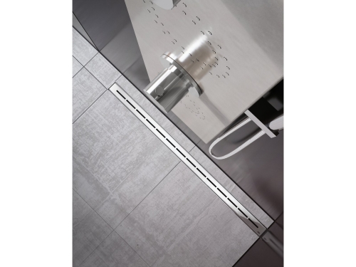 Ravak Runway 95 cm zuhanyfolyóka, króm X01390