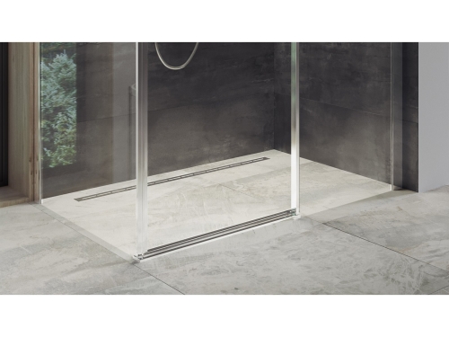 Ravak Runway 95 cm zuhanyfolyóka, króm X01390