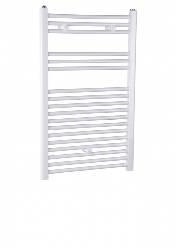 Radeco Dora AD7-400/P D profilos egyenes típusú törölközőszárítós csőradiátor (855 W, fehér, 1630x450 mm)
