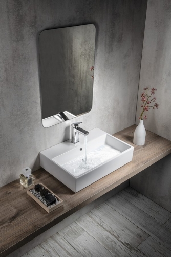 Sapho ISVEA PURITY 60x42 cm kerámiamosdó, fehér 10PL50060