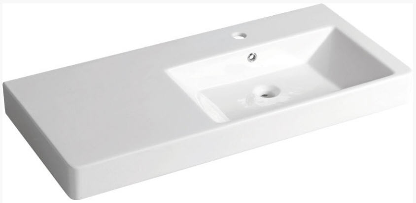 Sapho Ece Purity 100x45/14,5 bal pultos mosdó 10PL52100 (2586)
