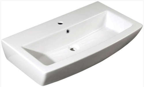 Sapho Ece Purity 85x48/17 ráültethető mosdó 10PL50085 (2513)