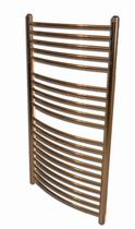Radeco A/L 600 íves króm törölközőszárítós csőradiátor (610 W, króm, 1060x635 mm, #A4-600/L/Cr)