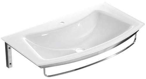 Sapho Beauty Salma 92x52,2 cm fehér üvegmosdó (2501-15)