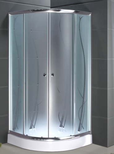 Niagara Wellness Lotus Bamboo 90x90 negyedköríves zuhanykabin zuhanytálcával