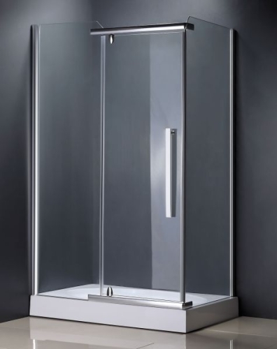 Niagara Wellness Carib trans 80x100 szögletes zuhanykabin  (80x100 cm, króm, transparent, #önálló kabin)