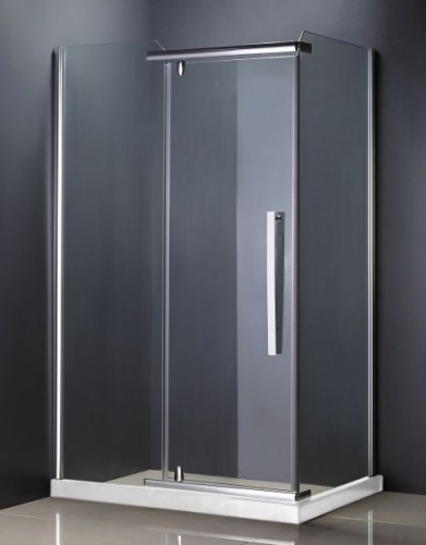Niagara Wellness Carib trans 80x100 szögletes zuhanykabin  (80x100 cm, króm, transparent, #kabin zuhanyküszöbbel)