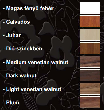 Guido Ocean-1011 fürdőszobabútor alacsony oldalsó kiegészítő szekrény (light walnut)