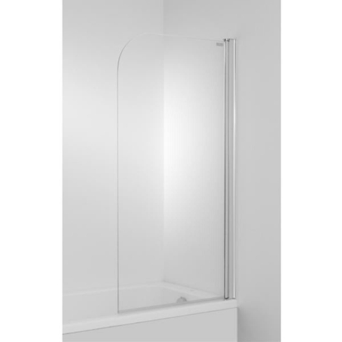 Jika Cubito 75x140-es kádparaván jobbos, króm, Átlátszó H2564250026681 (2.5642.5.002.668.1)