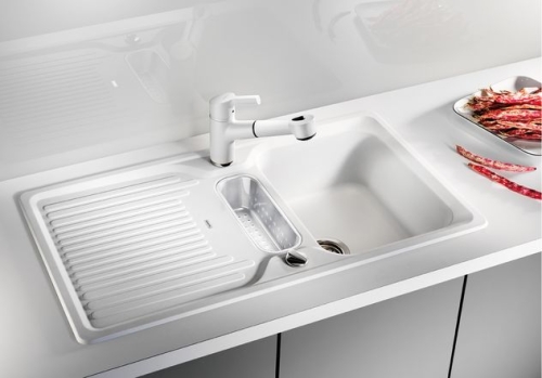 BLANCO CLASSIC 5S Silgranit mosogató (fehér, #509242)