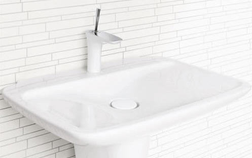 Hansgrohe PuraVida 15070 400 fehér/króm mosdócsaptelep (15070400)